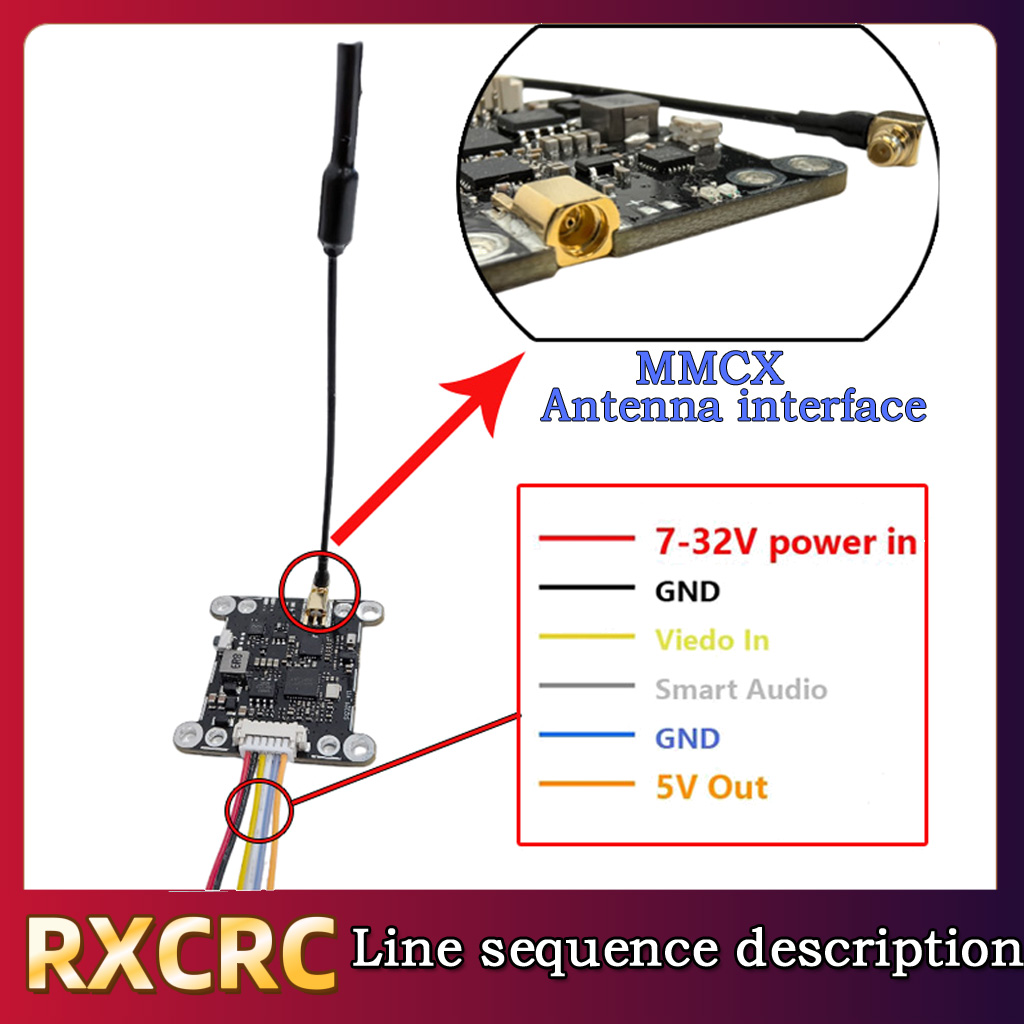RXCRC 5.8G Module 48CH 1.6W VT - Drone Camera avis et prix